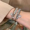 New Chinese-Style Butterfly Ceramic Beaded Woven Bracelet - Women's Summer 2023 Retro Ethnic Hand Jewelry