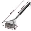 Safe Grill Brush - Bristle Free BBQ Grill Brush - Rust Resistant Stainless Steel Barbecue Cleaner - Great Grilling Accessories