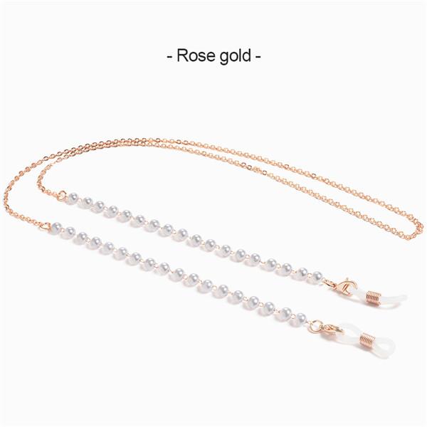 Imitation Pearl Glasses Chain Mask Lanyard Sunglasses Chain Mask Hanging Rope