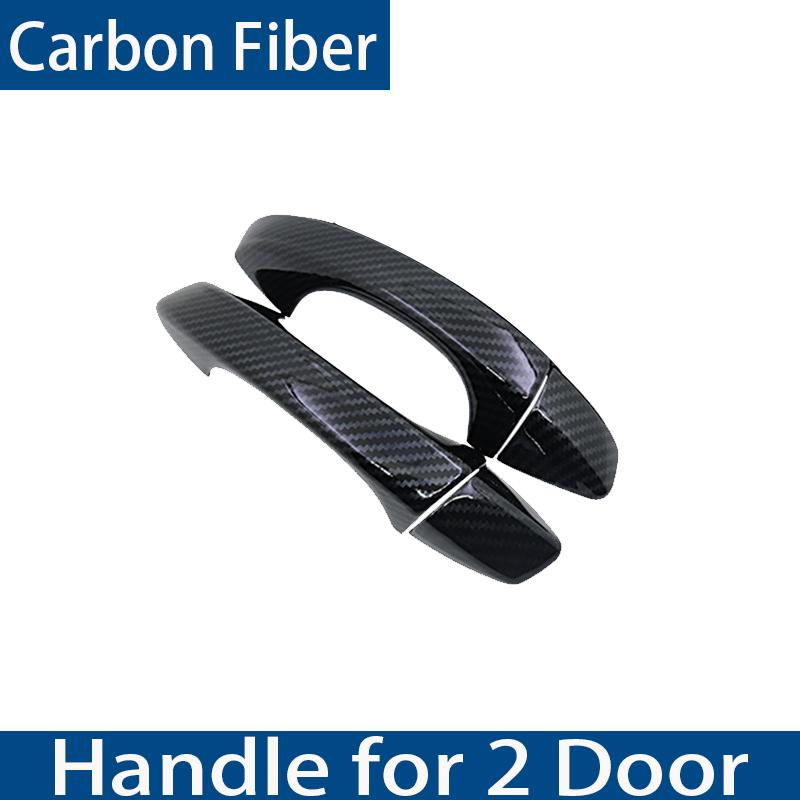Роскошный внешний вид из углеродного волокна для VW Volkswagen Skoda Fabia, аксессуары 2022 MK4 IV 2023, автомобильная дверная ручка автомобиля
