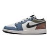 Кроссовки Air 1 Low GS Diffused Blue Kids, цвет белый нефрит-горизонт норка-коричневый HV5973-101