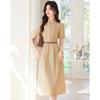 Sishui Nianhua Women's Elegant A-Line Midi Dress