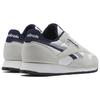 Reebok Классические кожаные кроссовки Chalk Vector Navy Унисекс Кремовый с черным сердечником GY7302