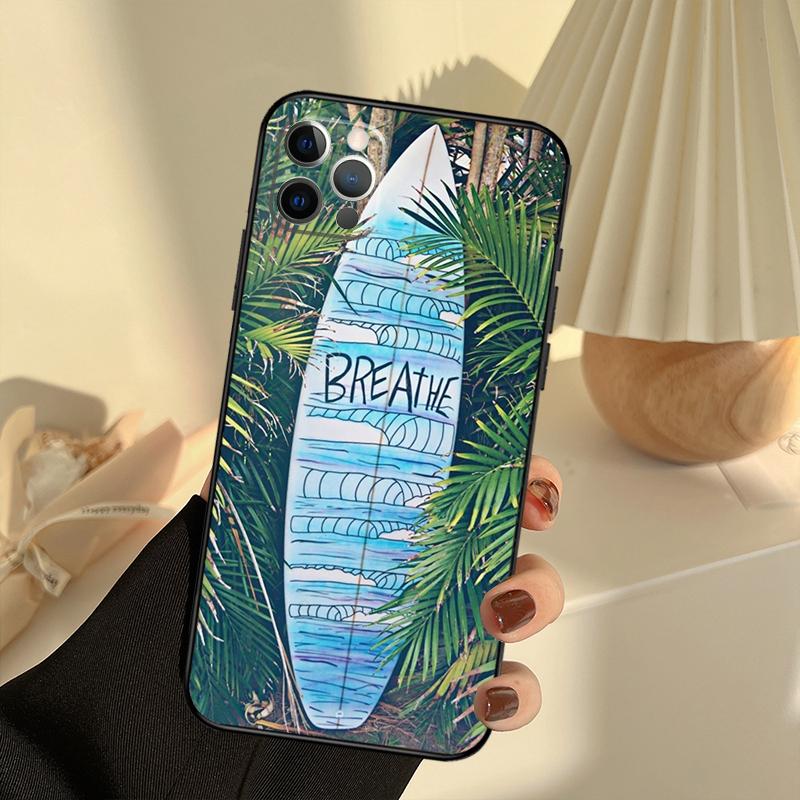 Чехол для iPhone 11 12 13 14 15 16 Pro Max в стиле серфинга, Чехол для iPhone 13 12 Mini XR X XS Max Plus