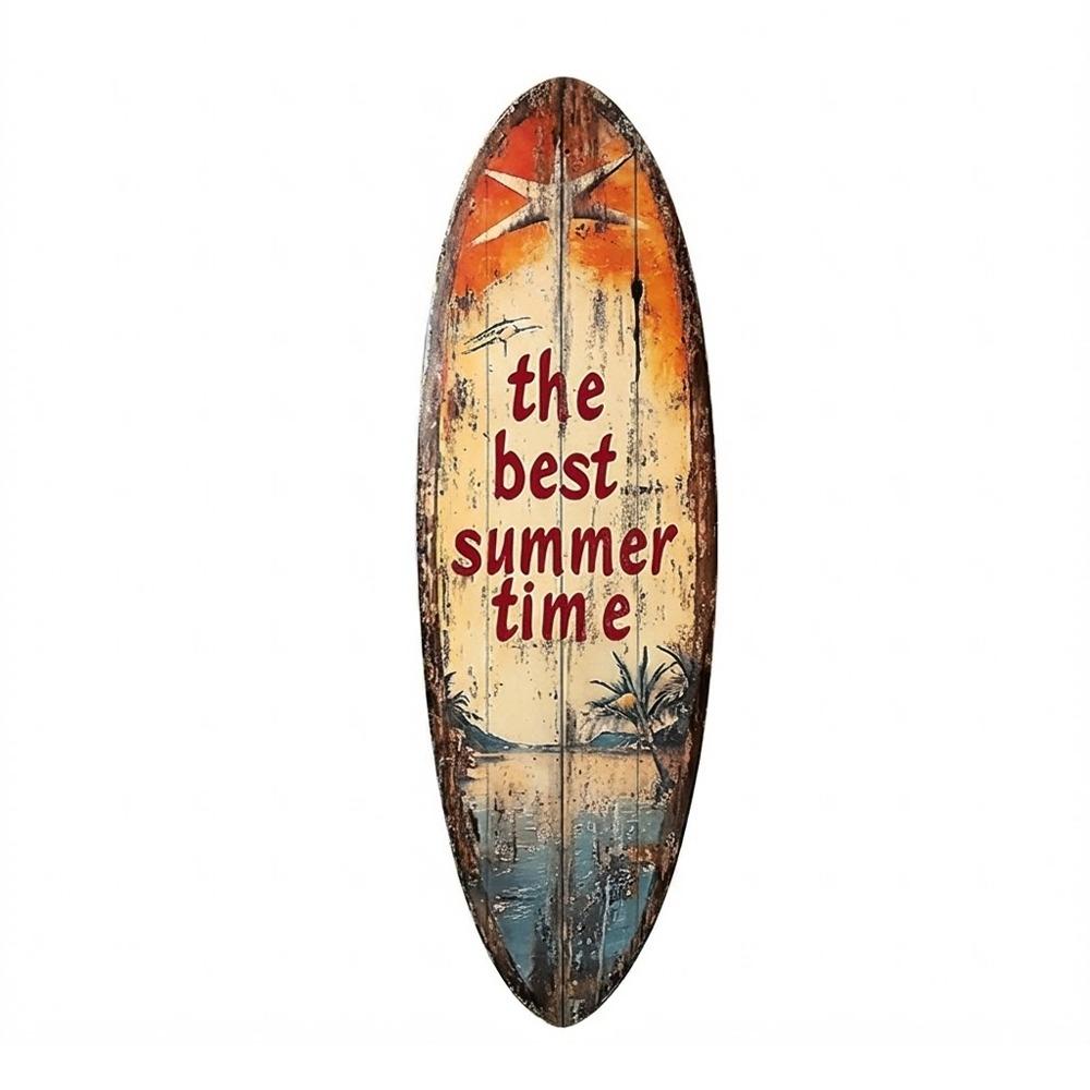Summer Surfboard Wall Hanging Colorful Beach Decor Wall Art  Home Bedroom Decor