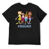 Channel The Proud Family #Squad T-Shirt Oversized Basketball Graphic Tees Plus Size Clothes Plain Black T Shirts Men