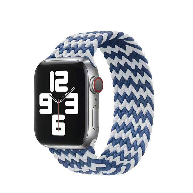 Плетеная петля Solo для Apple Watch Band 44 мм, 40 мм, 45 мм, 41 мм, 49 мм, 42 мм, 38 мм, эластичный браслет IWatch Series 7, 3 SE, 6, 8, ультра-ремешок для ремешка для наручных часов