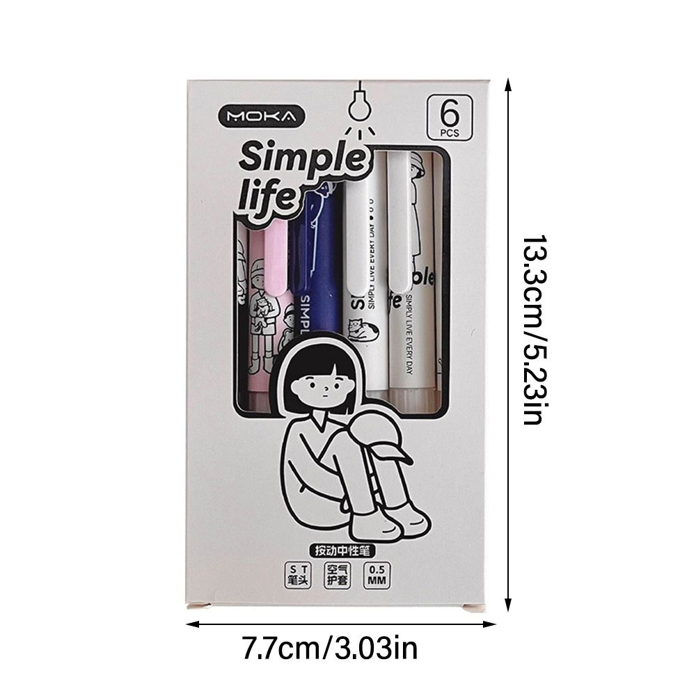 Мультяшная стираемая ручка 0,5 мм для письма, студенческий подарок, шариковая ручка, ручка с нейтральными чернилами, гелевая ручка с черными/синими чернилами