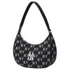 MLB New York Yankees Vintage Floral Casual Commuter Polyester Underarm Shoulder Tote Handbag Clutch Student Bag Unisex bags Black 3ABQS014N-50BKS