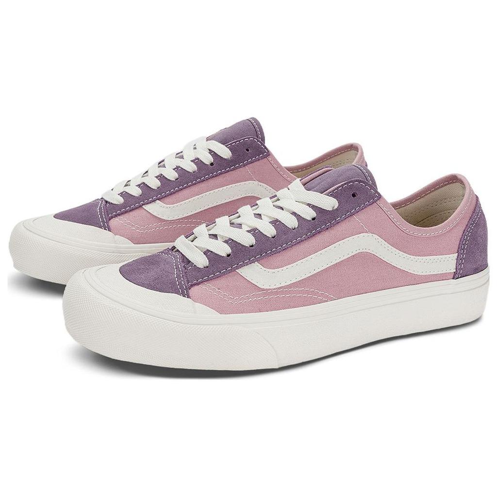 Vans Style 136 Versatile Warm Waterproof Low-Top Skate Shoes Unisex Sneakers Purple VN0A4BX9LVN