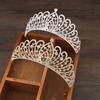 Alloy Crown Wedding Headwear Hair Accessories Banquet Party Hair Crown Alloy Rhinestone Crown Headband