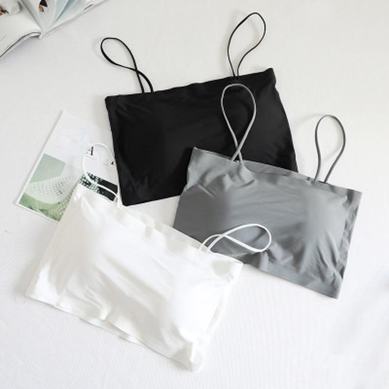 Women Sling Tube Top Sexy Bra Top Breathable Wearing Underwear Strapless Blouse Tube Top EMA