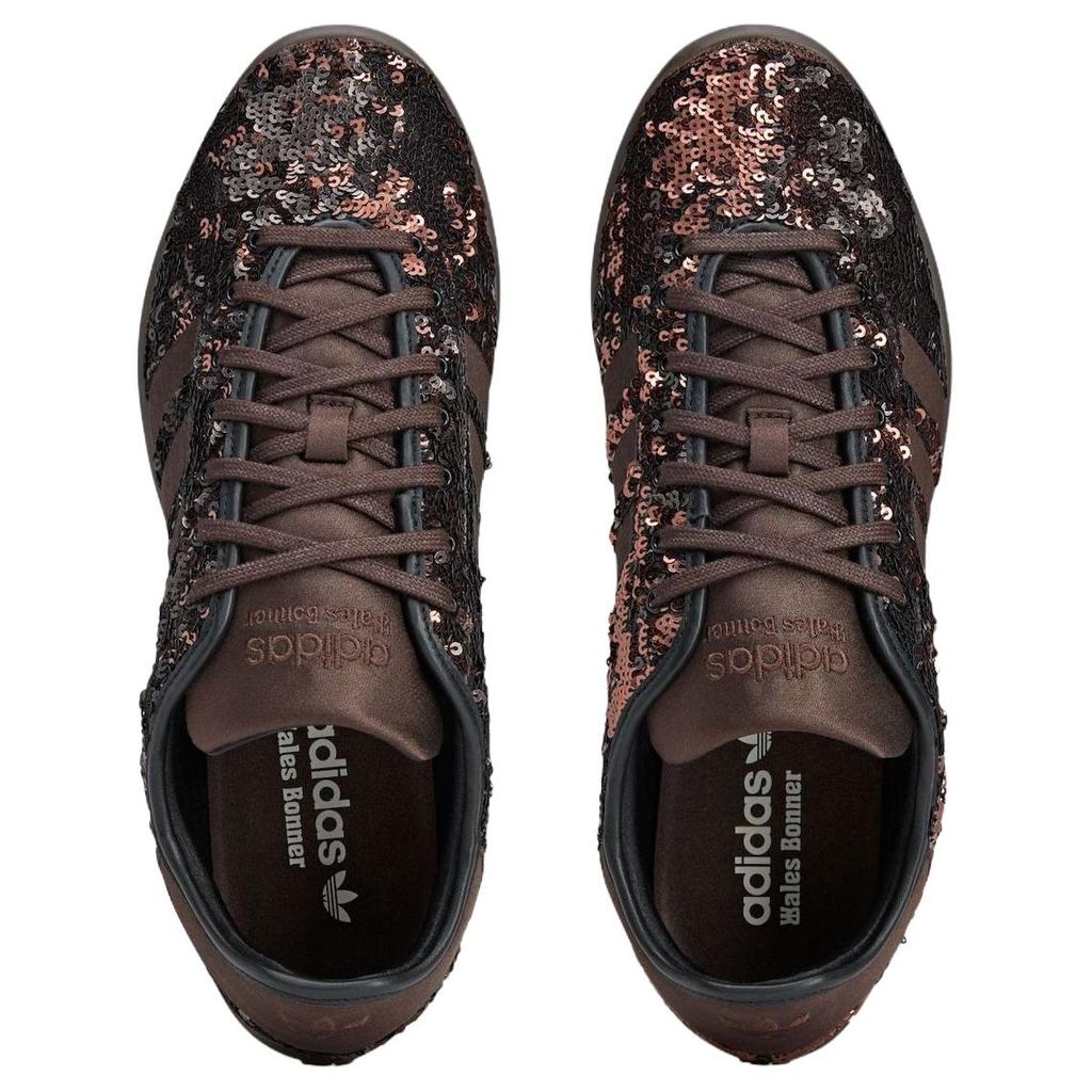 Wales Bonner x adidas Karintha Бронзовые Блестки Унисекс Кроссовки Коричневый Цвет Поставщика Темно-Коричневый KH8798