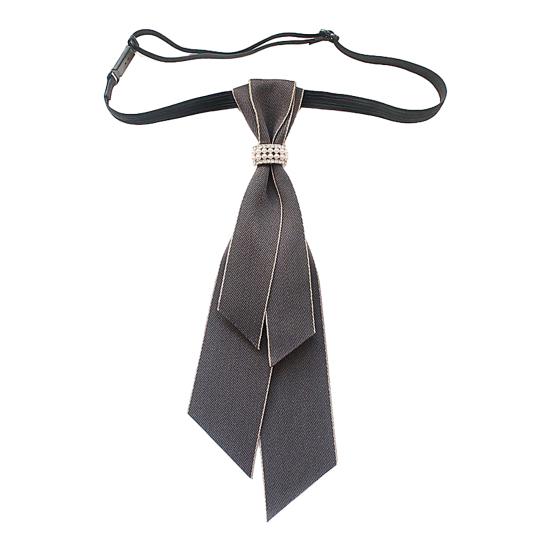 Yousheng Unisex Bank Tie-Free Neck Tie Detachable Academic Style Bow Tie White Shirt Hotel Professional Collar Flower Accessory