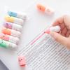 6 Pcs/lot Capsules Highlighte Vitamin Pill Highlight Marker Color Pens Stationery Office School