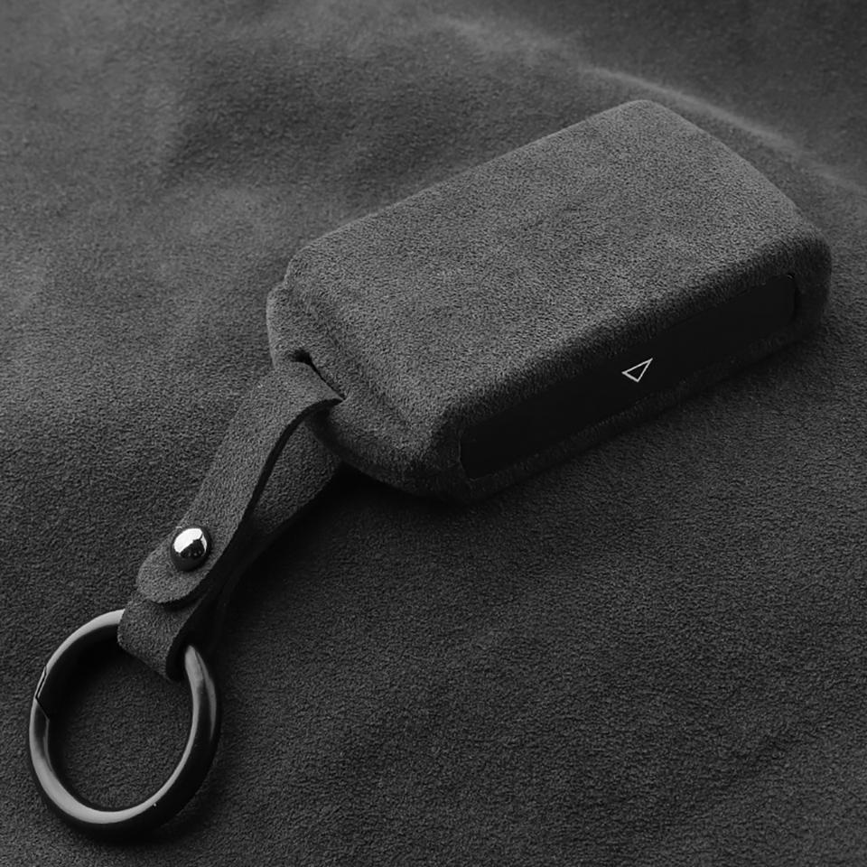 Автомобильный брелок для ключей, чехол для Volvo XC60 S90 XC40 S60 XC90, интерьер, алькантара, милый аксессуар, держатель Voiture, чехол