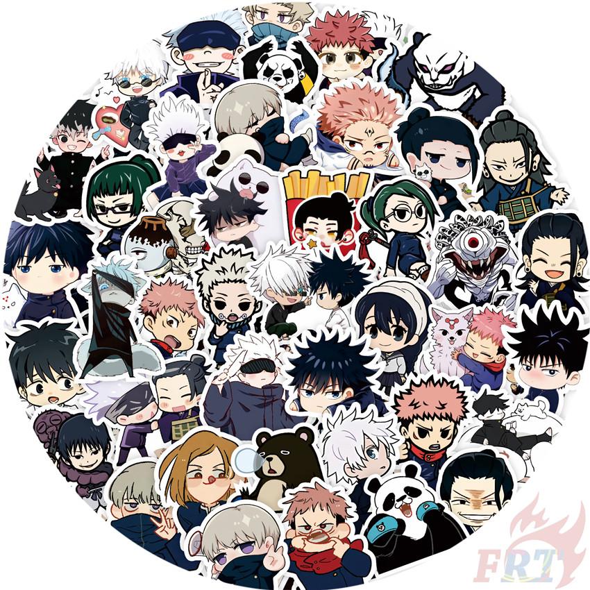 100 шт./компл. Q Baby Jujutsu Kaisen наклейки DIY альбомы для вырезок Декор наклейки наклейки