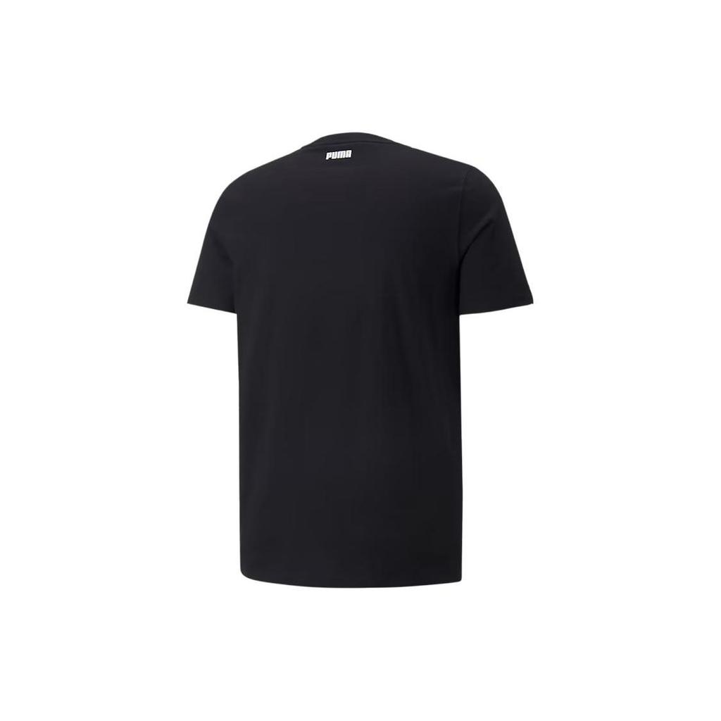 Puma Футболка для баскетбола с коротким рукавом и круглым вырезом для тренировок, повседневная, дышащая, для мужчин, 536481-01