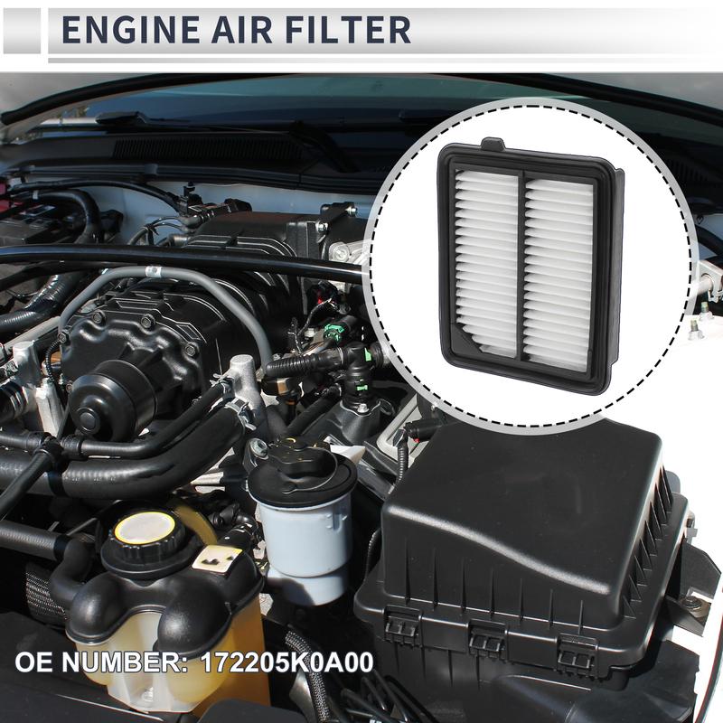 X Autohaux Engine Air Filter for Honda CR-V 2.0L 2020-2022 Long Life Element Filter Air Cleaner No.172205K0A00 1 Pc