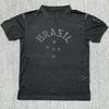 Ретро выездная черная футбольная футболка Бразилии 13-14 (S-2XL)