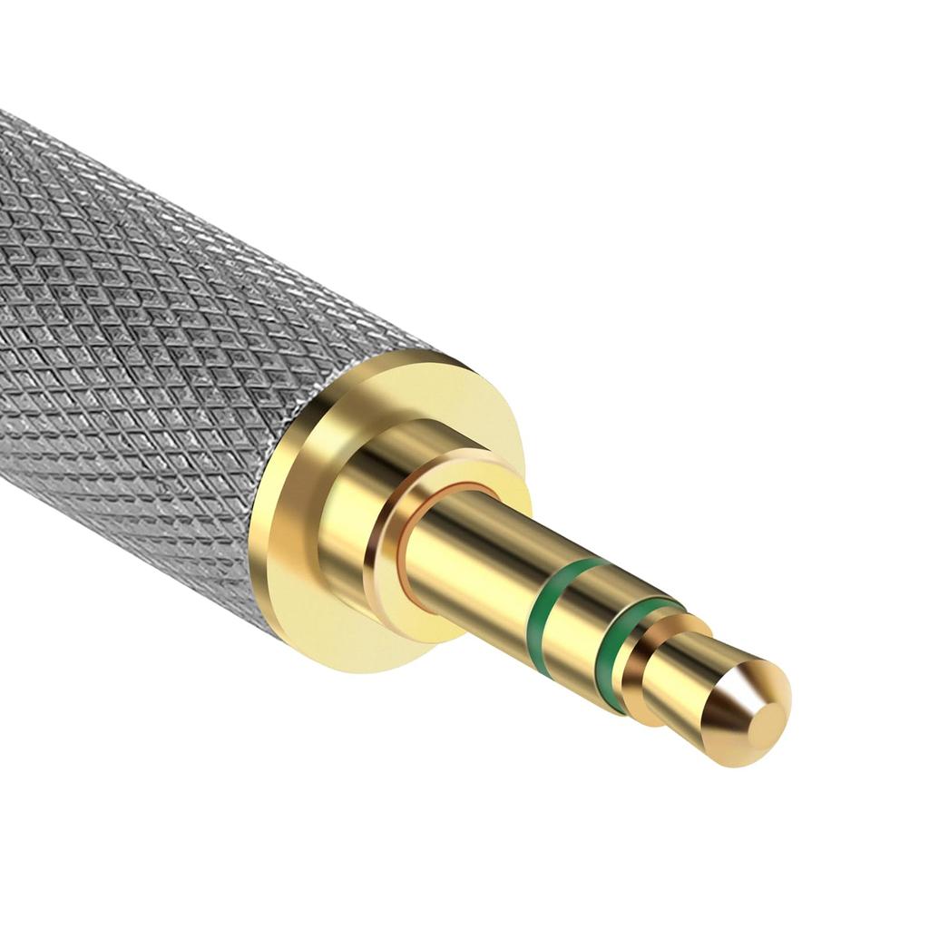 Compatible with Geekria Male To Female Headphone Plug Conversion Audio To Male To Female Plug Adapter Gold Plated 3.5mm (1/8'') 2.5mm Adapter, Plug,