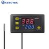 Digital Temperature Controller LED Display Thermostat With Heating/Cooling Control
