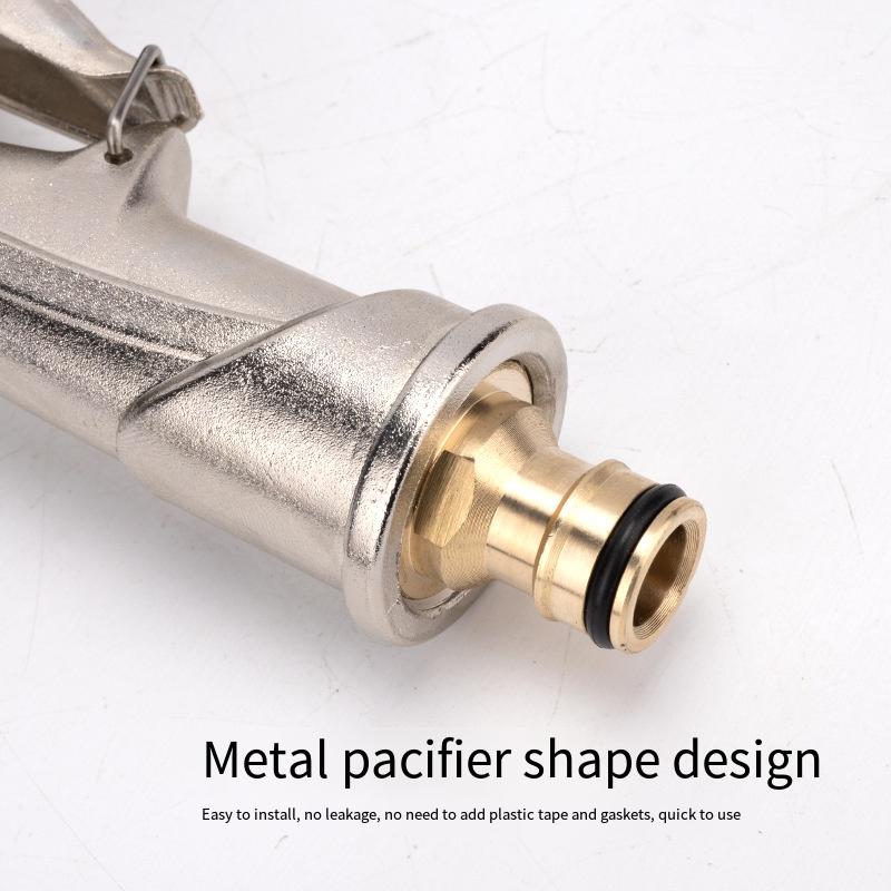 1 шт. удлиненный стержень высокого давления для мойки автомобиля, водяной пистолет, бытовая пенная насадка, распылитель, металлическая головка водяного пистолета, полив цветов, садоводство, ополаскивание