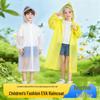Children's EVA Lightweight Raincoat - Full Body, Long Style, Portable, Rainproof Poncho.