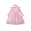 Милое Детское Платье Весна/Осень Детская Мода Тюлевое Платье Принцессы