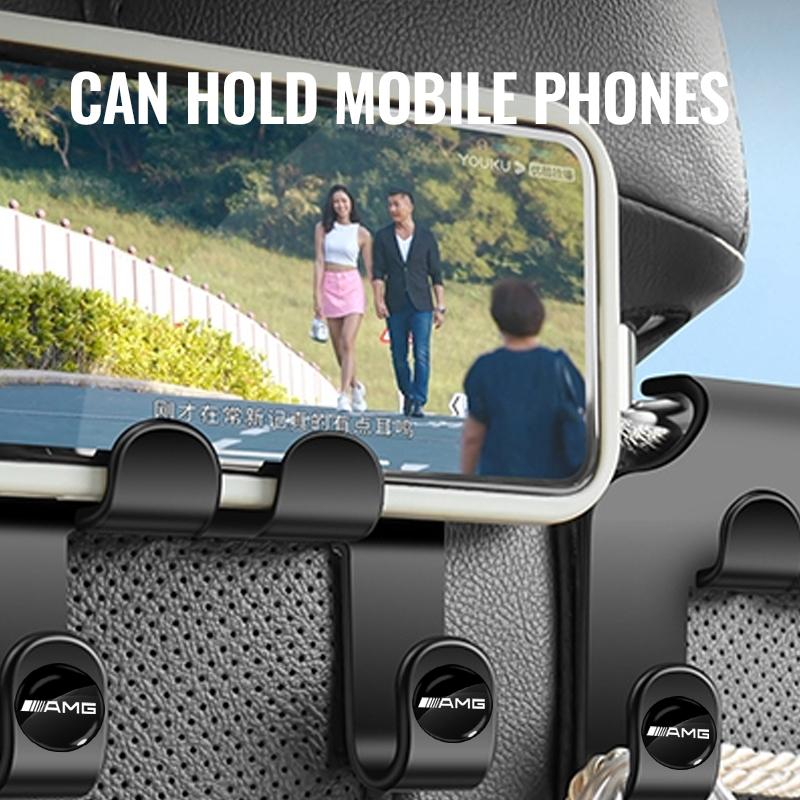 Крючок на подголовник автомобильного сиденья многофункциональный для хранения держатель для мобильного телефона для Mercedes Benz AMG GLE GLS GLC CLA GLB ML C500 C200 C300 W204 W206 W205 W212