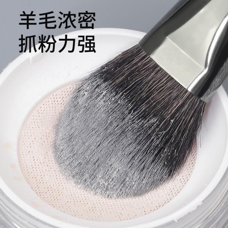 14pcs Makeup Brush Set Natural Wood Handle Animal Hair Brushes Eyeshadow Foundation Blending