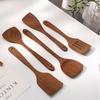 Jinpai Unpainted Wenge Wood Frying Spatula