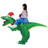 Christmas Costume Props Tyrannosaurus Rex Riding Party Inflatable Dinosaur Mount Suit Christmas Riding Dinosaur Inflatable Suit