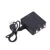 Digital HD Input To RCA Composite Video O AV CVBS Adapter Converter 720p1080p Black