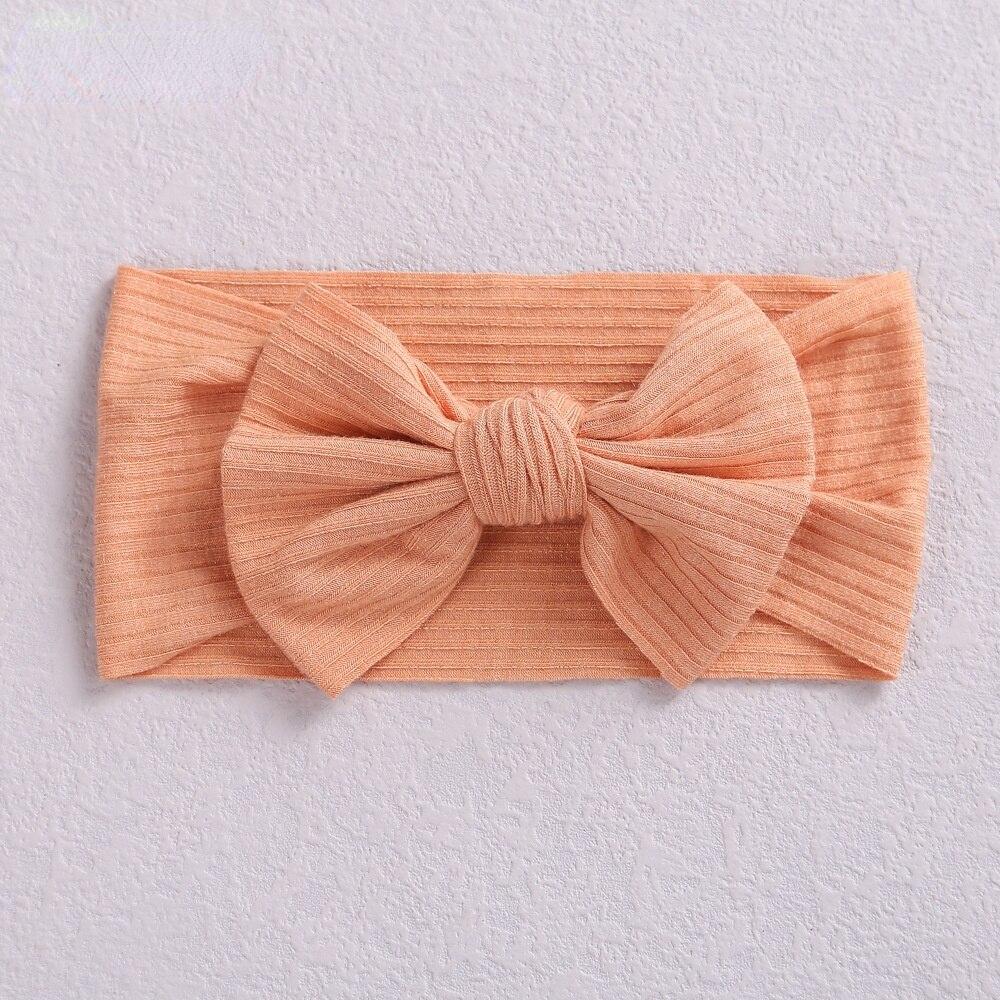 Детская повязка на голову с бантом для ребенка, головной убор с бантом, тюрбан с кабелем для детей, эластичная повязка на голову, детские аксессуары для волос