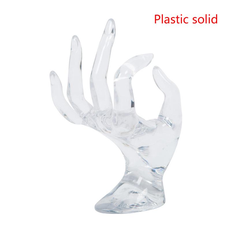 Пластиковая подставка-дисплей для колец, модель руки 'ОК', реквизит для съемки украшений в прямом эфире, подставка-дисплей для браслетов