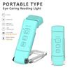 LED Clip-on Bookmark Book Light USB Rechargeable Reading Light Mini Led Brightness Adjustable Portable Bedside Desk Light