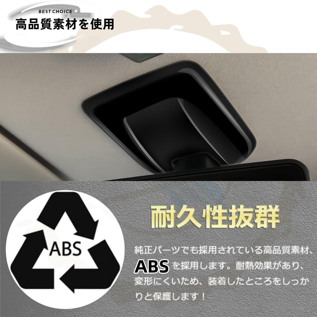 DodoxDIY Custom Accessory Parts for New Roox 40 Roof Mirror Side Panel Cover Piano Black Series, Garnish,