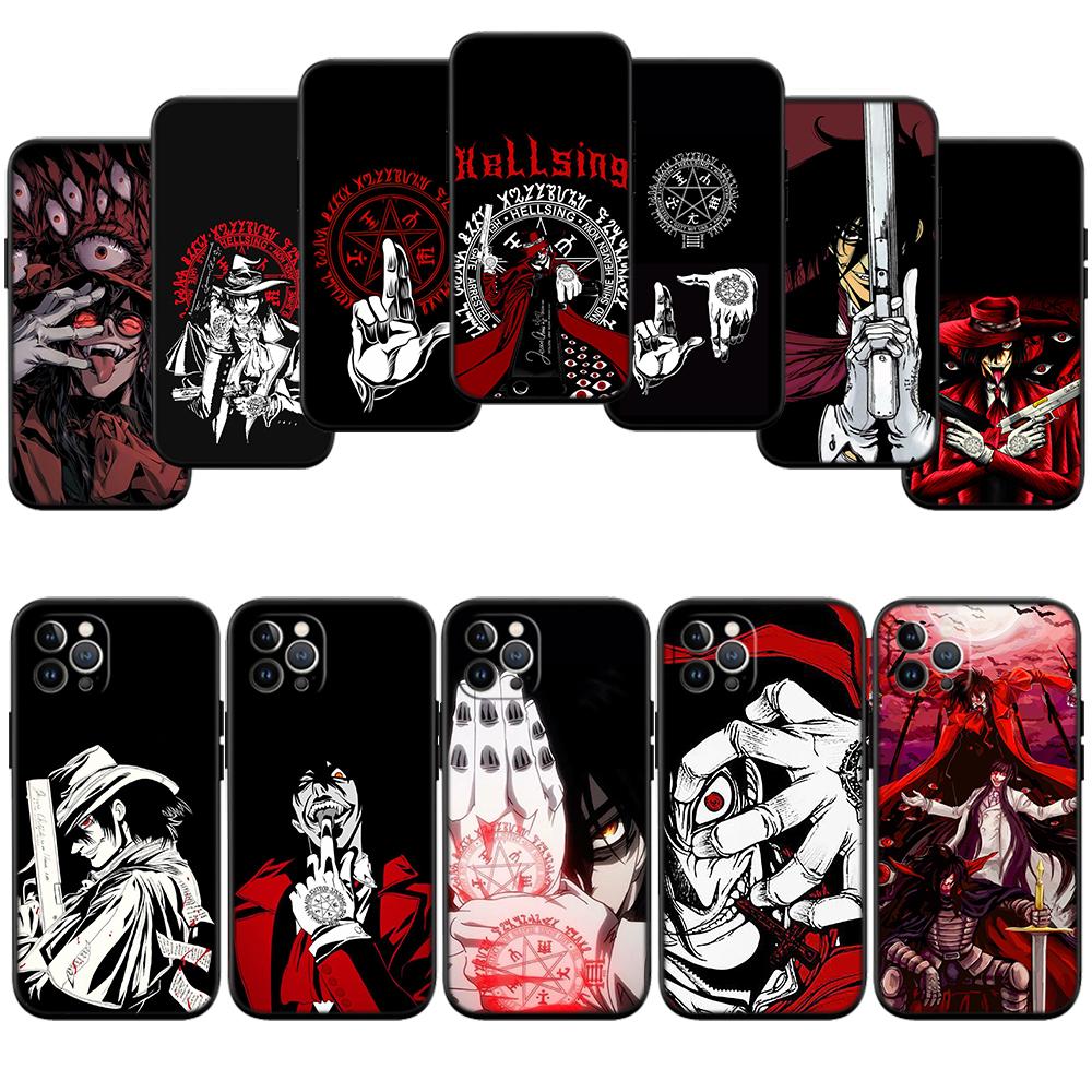 RP37 Hellsing New High-End Shell Phone Case for OPPO A3 Pro A72 A74 A76 A77 A77S A78 A79 A94 A95 A18 A40M A58