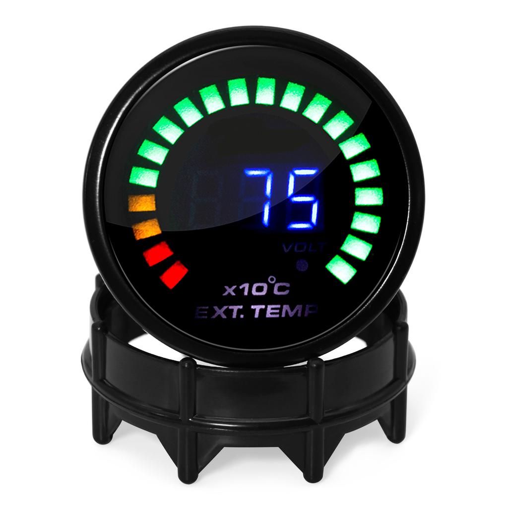 2" 52MM Car Boost Water Temp Vacuum Oil Pressure Air Fuel Ratio Gauge Meter 12V Auto Voltage Meter Gauge Tachometer Car Gauge