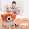 40MP HD Dual Lens Digital Kids Orange Fox Camera, Little Selfie Cameras Toys, Christmas Birthday Gifts For 6-12 Years Boys Girls