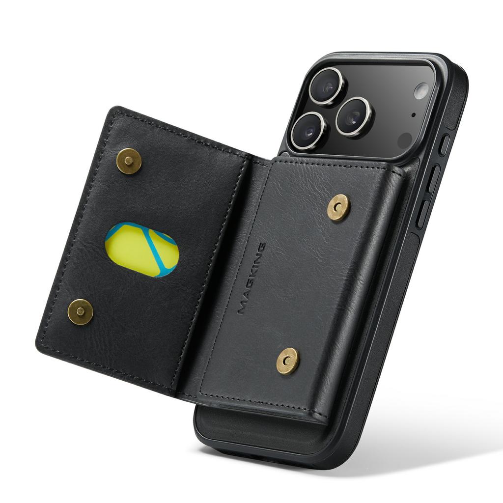 MAGKING K2 Series For iPhone 17 Pro Case Compatible with MagSafe PC+TPU+PU Phone Cover