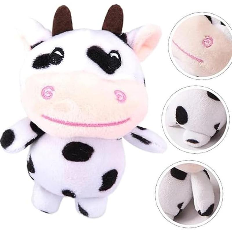 Мини-корова плюшевая игрушка кукла подвеска милые мягкие игрушки плюшевые игрушки имитация игрушка мягкая корова плюшевая игрушка для мальчиков и девочек