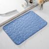 Cobblestone Embossed Bathroom Bath Mat Non-slip Carpets In Wash Basin Bathtub Side Floor Rug Shower Room Doormat Memory Foam Pad