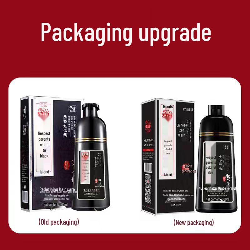 Respecting Parental Love: 6th-7th Gen Colorful Dew One Stick Black Hair Dye Cream