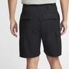 Nike Solid Color Buttoned Utility Shorts Men Bottoms Black DQ6293-010