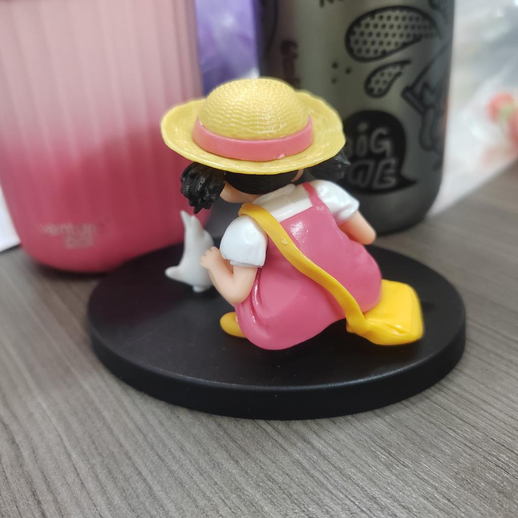 7 см аниме Мой сосед Тоторо мультфильм Мэй милая фигурка Сяомэй ПВХ коллекционная модель украшение куклы статуэтка детские подарки игрушки