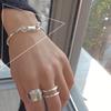 Браслет из стерлингового серебра 925 пробы, тайское серебро, для женщин, винтажный, геометрический, сердце, любовь, удача, панк, украшение, 2026, новый