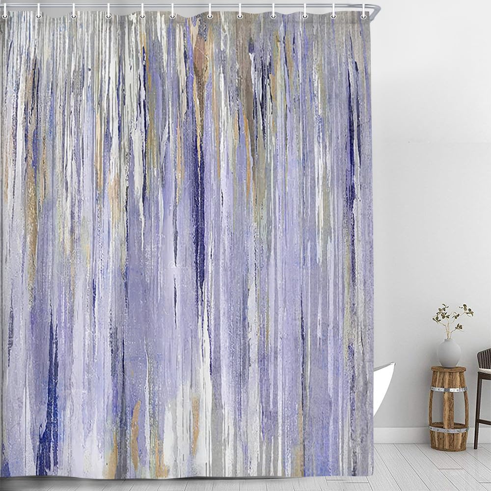 25Style Luxury Abstract Marbling Shower Curtains Geometric Stripes Drapes For Bathroom Accessories Set Bathtub Curtain With Hooks Waterproof