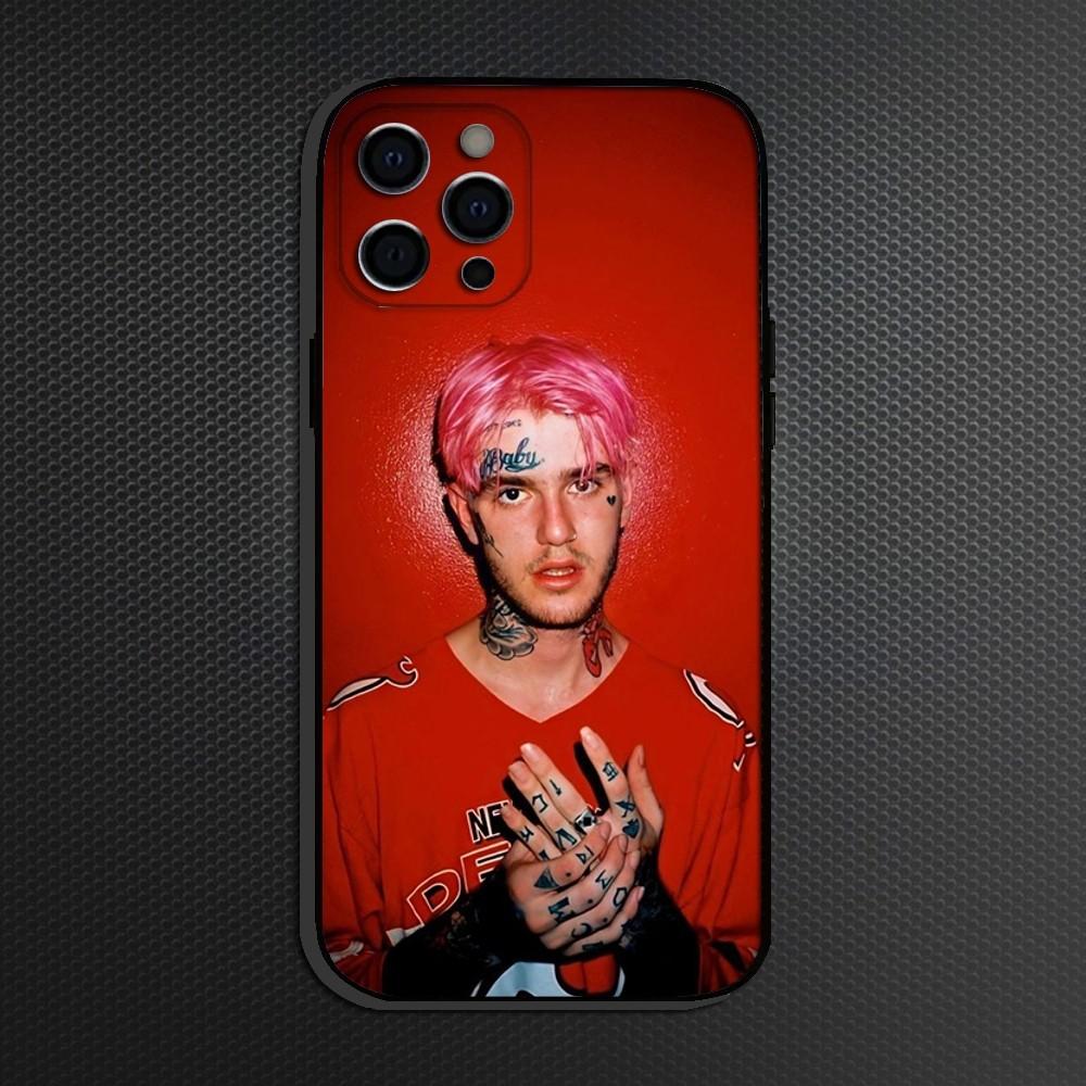Чехол для телефона L-Lil P-Peep Singer для iPhone 16,15,14,13,12,11 Plus,Pro Max, Мягкий силиконовый черный чехол